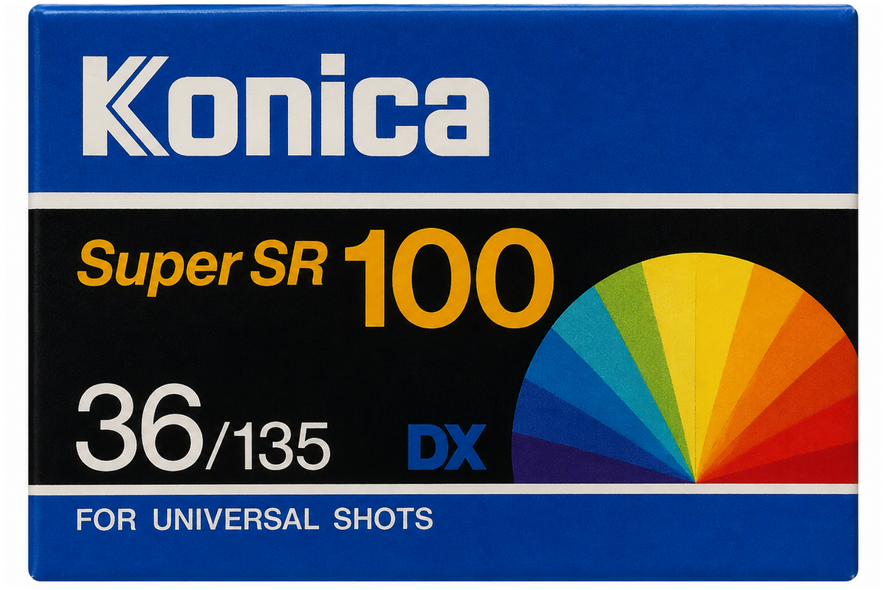 Konica Super SR 100 film box